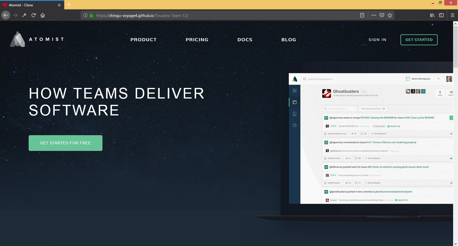 Clone of Atomist.com